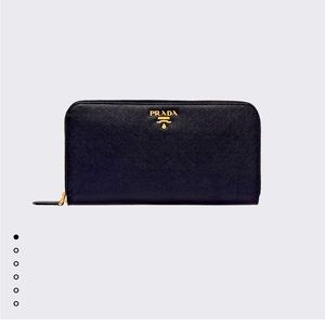 Large Saffiano Leather Wallet